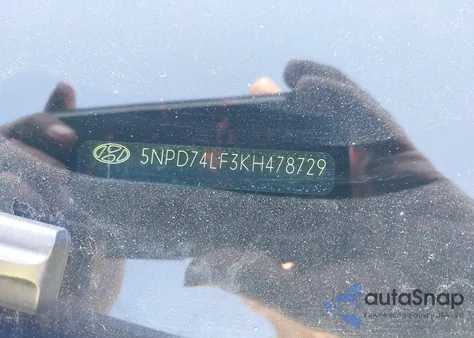 2019 Hyundai Elantra Se from USA, damaged, VIN 5NPD74LF3KH478729